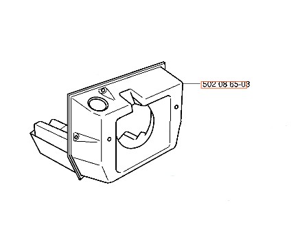 Bränsletank Jonsered RS40, RS51, RS52 i gruppen  hos GPLSHOP (5020865-03)