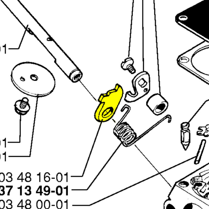 Hävarm Startgas 5034816-01 i gruppen  hos GPLSHOP (5034816-01)