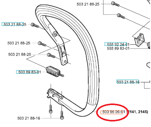 Handtag Främre 5039606-01 i gruppen  hos GPLSHOP (5039606-01)