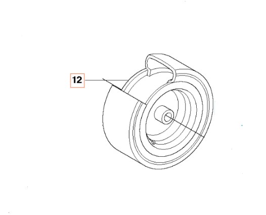 Fälg främre R115B, R115C, R213C, R214, R214TC, R216, R316, R318, R320 i gruppen  hos GPLSHOP (5230345-01)