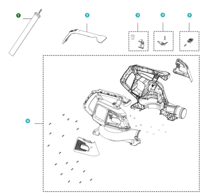 Drive System i gruppen Reservdelar Husqvarna 120iBV hos GPLSHOP (5311478-85)