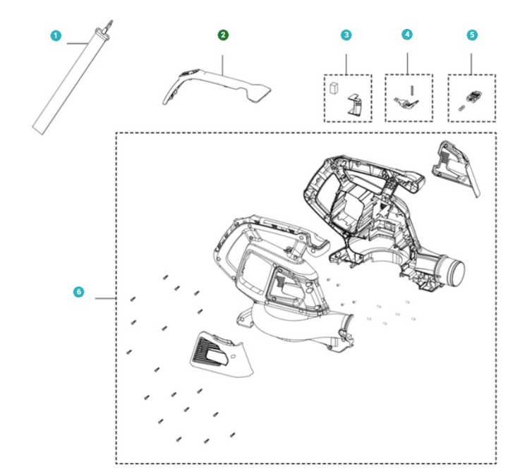 Handle i gruppen Reservdelar Husqvarna 120iBV hos GPLSHOP (5311478-87)