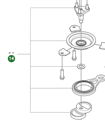 Bearing Ring Trim Cut i gruppen Reservdelar Husqvarna 522iHD75 hos GPLSHOP (5311957-01)