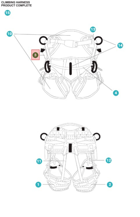 HIP/LEG CONNECTION i gruppen Husqvarna Skog och Trädgårdsprodukter / Husqvarna Grästrimmers & Röjsågar / Tillbehör grästrimmers & röjsågar / Röjsågsselar / Reservdelar till röjsågsselar hos GPLSHOP (5367701-01)