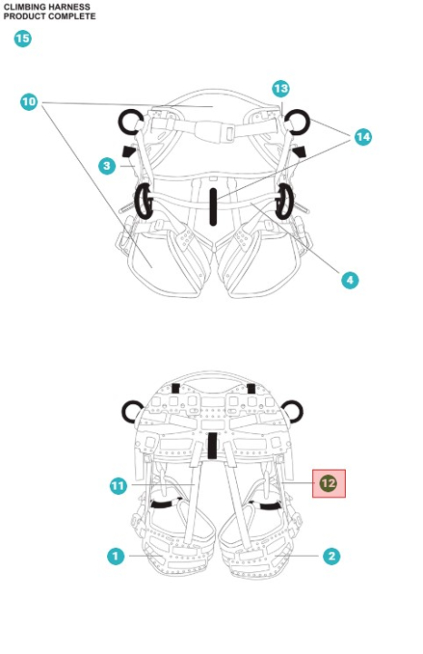 ELASTIC WEB SET HIP/LEG i gruppen Husqvarna Skog och Trädgårdsprodukter / Husqvarna Grästrimmers & Röjsågar / Tillbehör grästrimmers & röjsågar / Röjsågsselar / Reservdelar till röjsågsselar hos GPLSHOP (5367710-01)