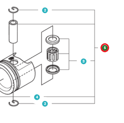 Piston Assy Diam,32 i gruppen  hos GPLSHOP (5375367-02)