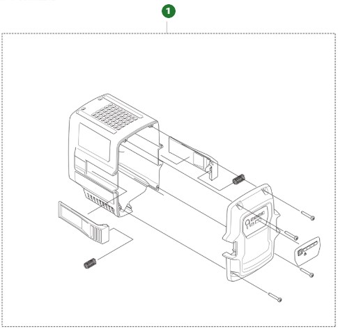 Skal Husqvarna B140 batteri i gruppen  hos GPLSHOP (5389944-01)