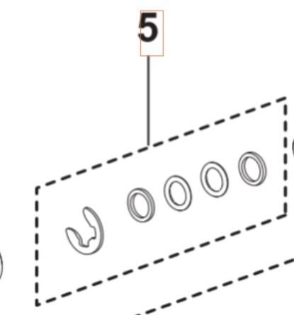 Gasket Adapter System Gaskets i gruppen  hos GPLSHOP (5460930-01)