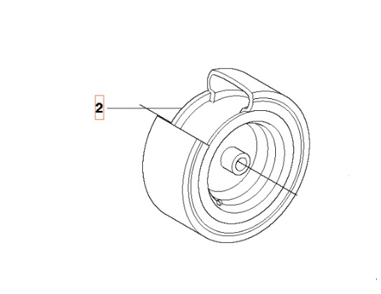 Fälg främre R111B, R111B5, R112C, R112C5, R112iC, FR2311, FR2312 i gruppen  hos GPLSHOP (5739816-01)