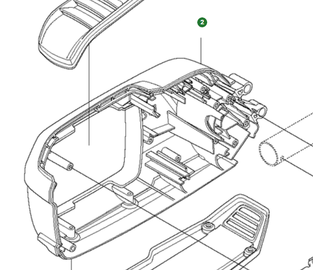 Batterihushalva, Vänster i gruppen  hos GPLSHOP (5770076-03)