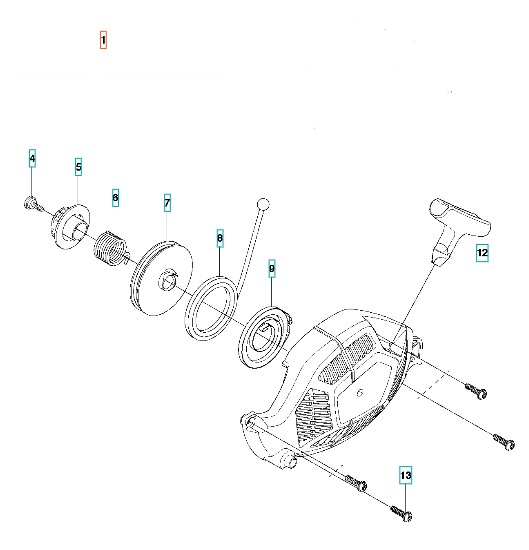 Startapparat Husqvarna 439 i gruppen  hos GPLSHOP (5793098-01)