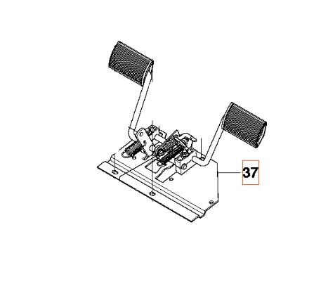 Pedalplatta Manuel Kompl i gruppen  hos GPLSHOP (5869694-01)