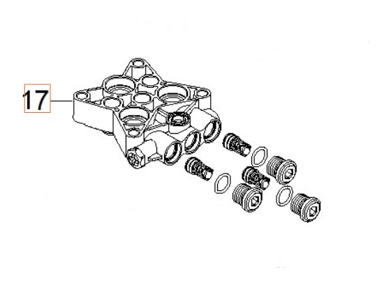 Cylinder Block With M8X10 Hex i gruppen  hos GPLSHOP (5926176-17)