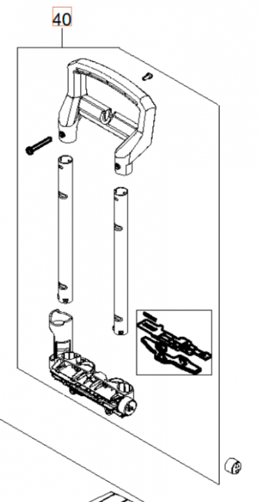 Bracket Handle Kit i gruppen  hos GPLSHOP (5960261-01)