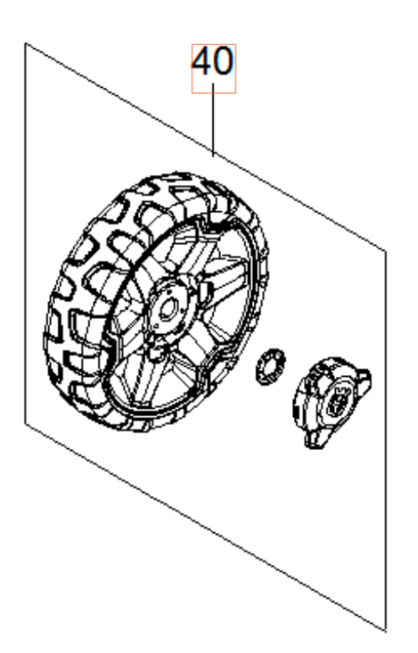 Wheel Kit D200 i gruppen  hos GPLSHOP (5960278-01)