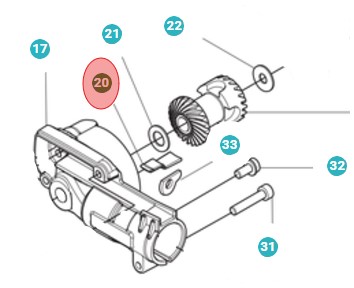 Sealing Gear Housing i gruppen  hos GPLSHOP (5979741-01)