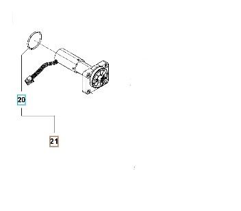 Hjulmotor Automower 550 i gruppen Reservdelar Robotgräsklippare / Reservdelar Husqvarna Automower® 550 / Automower 550 - 2023 hos GPLSHOP (5996593-02)