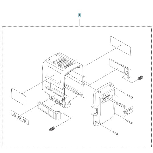 HOUSING ASSY BLi200 SPARE PART