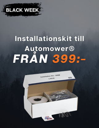 Installationsmaterial till robotgräsklippare från 399:-